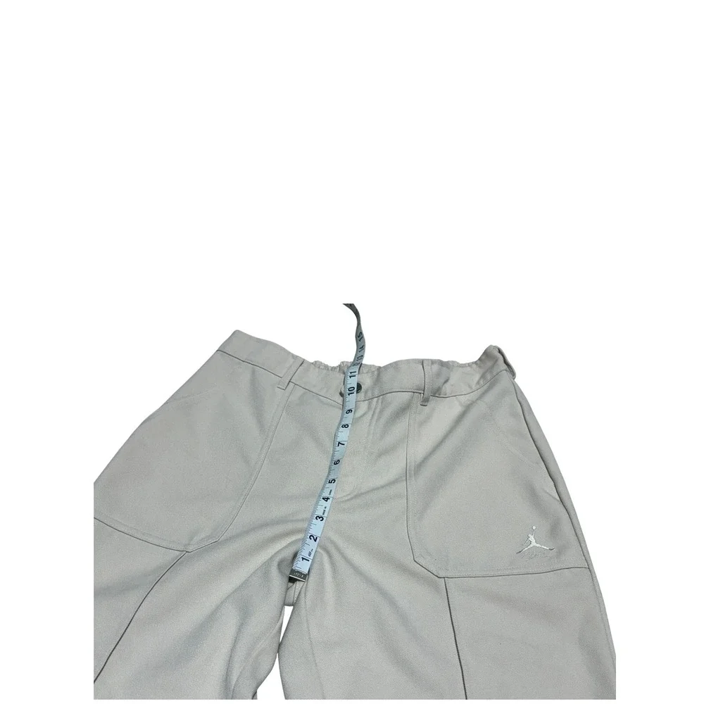 Nike‎ Air Jordan Flight MVP Men's Beige Utility Pants Sz M Elastic Waist